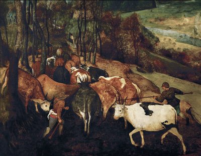 Flokkens tilbakekomst (maleri) av Pieter the Elder Bruegel