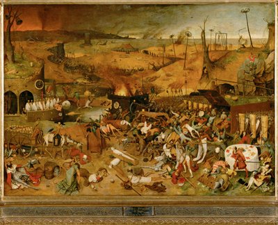 Dødens triumf (maleri på tre) av Pieter the Elder Bruegel