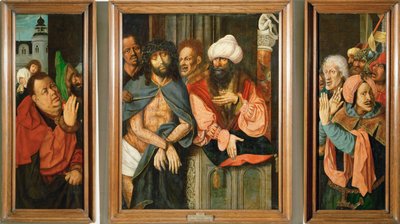 Triptykon av Ecce Homo (maleri på tre) av Pieter the Elder Bruegel