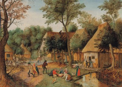Måltid i landet av Pieter Brueghel the Younger