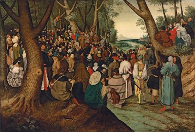 Døperen Johannes forkynner for mengden av Pieter Brueghel the Younger