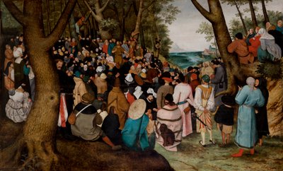 Preken av døperen Johannes av Pieter the Younger Brueghel