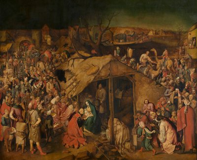 The Adoration of the Magi (olje på lerret) av Pieter the Younger Brueghel