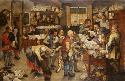 Betalingen av tienden, 1619 av Pieter Brueghel the Younger