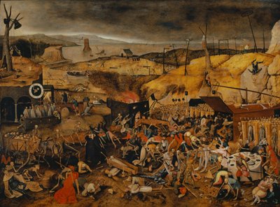 Dødens triumf, ca. 1608 av Pieter Brueghel the Younger