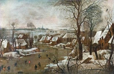 Vinterlandskap av Pieter the Younger Brueghel
