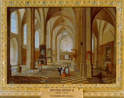 Interiøret i en kirke av Pieter the Younger Neefs