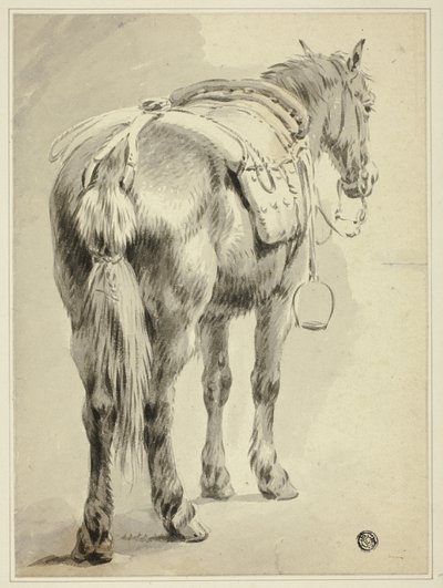 Sadelhest av Pieter van Bloemen
