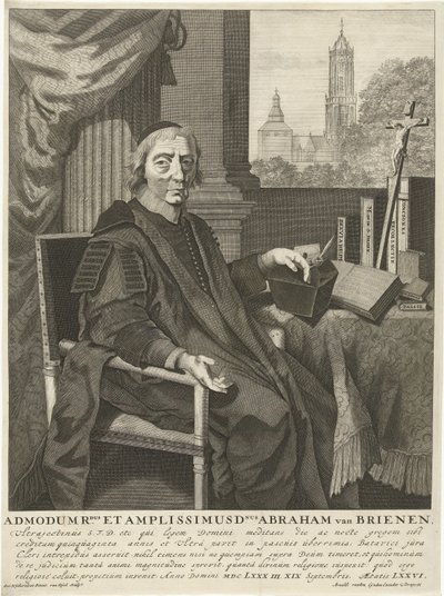 Portrett av pastor Abraham van Brienen av Pieter van Dijck