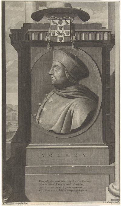 Portrett av kardinal Wolsey av Pieter van Gunst