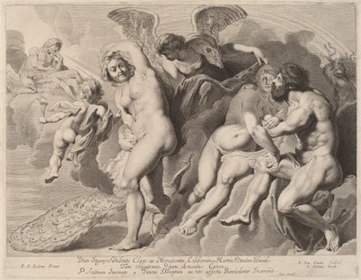Ixion bedratt av Juno av Pieter van Sompel