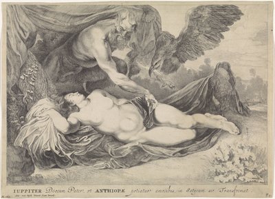 Jupiter og Antiope av Pieter van Sompel