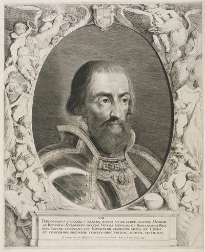 Portrett av keiser Ferdinand I. av Pieter van Sompel