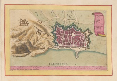 Plategrunn fra Barcelona Barcelona (tittel på objekt) Theatre of Spain (...) (serietittel) av Pieter van den Berge