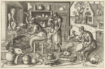 Alkymist Apenspel (serietittel) av Pieter van der Borcht (I)
