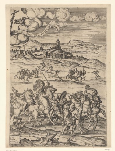 Omvendelse av Paulus av Pieter van der Borcht (I)