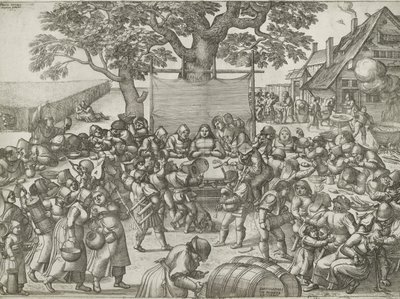 Bondens bryllup av Pieter van der Borcht (I)