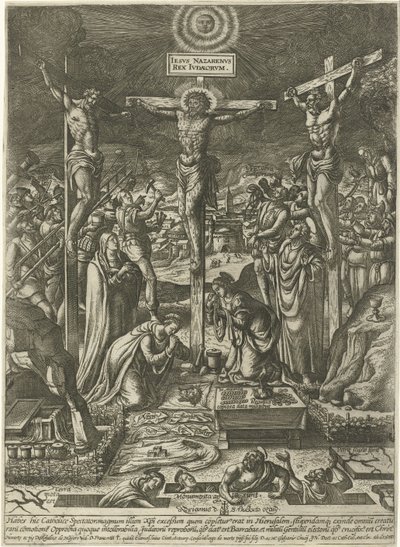Kristi korsfestelse av Pieter van der Borcht (I)