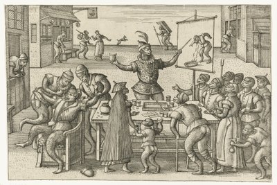 Kvakk Monkey-spill (serietittel) av Pieter van der Borcht (I)
