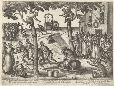 Tobbespel Apenspel (serietittel) av Pieter van der Borcht (I)