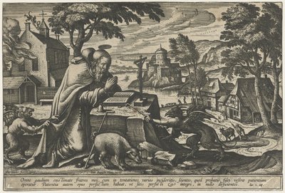 Sankt Antonius fristelse av Pieter van der Borcht (I)