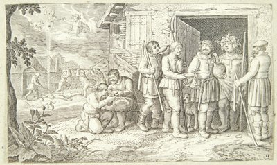 Jakob og den flekkete kua av Pieter van der Borcht