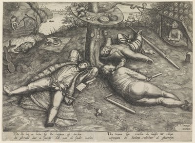dovendyr av Pieter van der Heyden (attributed to)