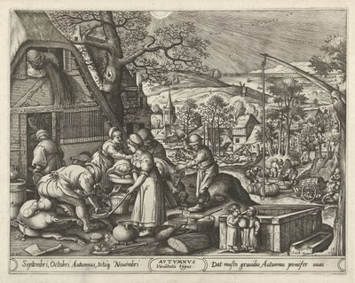 Høst Høst (tittel på objekt) The Four Seasons (serietittel) av Pieter van der Heyden