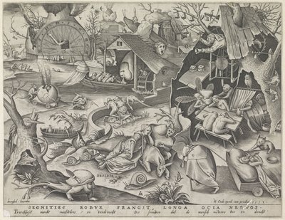 Latskap Desidia (tittel på objekt) The Seven Deadly Sins (serietittel) av Pieter van der Heyden