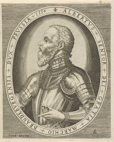 Portrett av Albrecht Friedrich, markgreve av Brandenburg Portretter av linjaler (serietittel) av Pieter van der Heyden