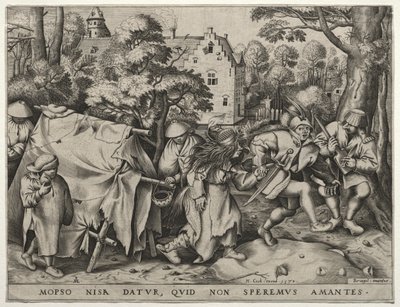 Bryllupet til Mopsus og Nisa, 1570. av Pieter van der Heyden