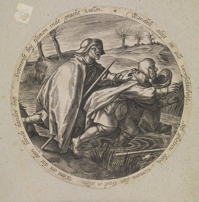 Den blinde leder den blinde av Pieter van der Heyden