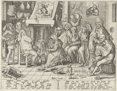 fastelavn av Pieter van der Heyden