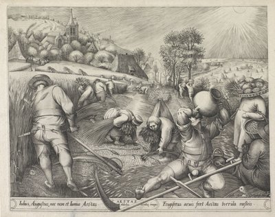 Sommer Aestas (tittel på objekt) The Four Seasons (serietittel) av Pieter van der Heyden