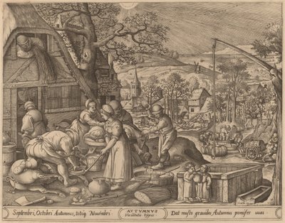 Høst av Pieter van der Heyden after Hans Bol