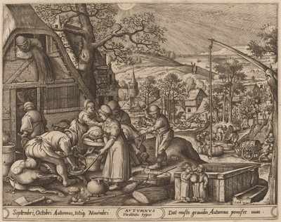 Høst av Pieter van der Heyden after Hans Bol