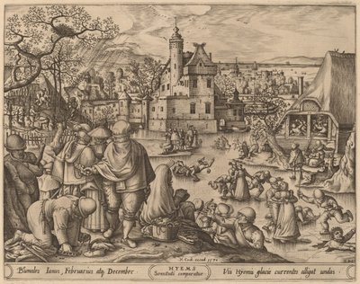 Vinter av Pieter van der Heyden after Hans Bol