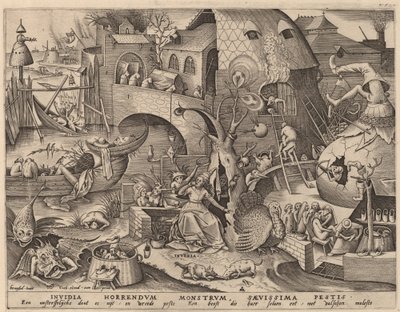 Misunne av Pieter van der Heyden after Pieter Bruegel the Elder