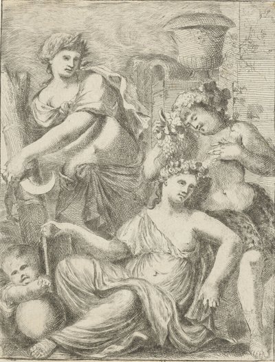 Ceres, Bacchus og Venus av Pieter van der Plas (II)