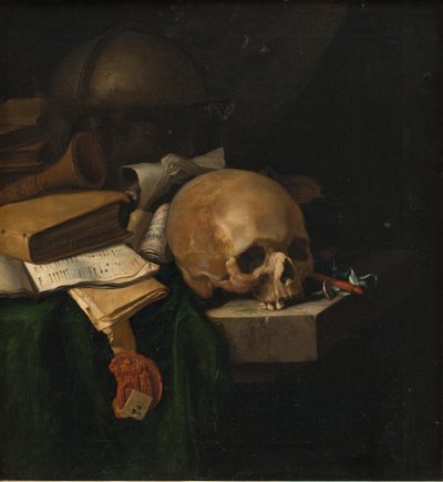 Vanitas stilleben av Pieter van der Willigen