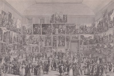 Utstilling på Salon du Louvre i 1787. av Pietro Antonio Martini