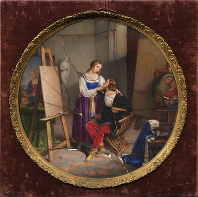 Raphael og Fornarina av Pietro Bagatti Valsecchi