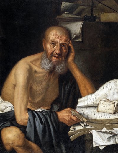 Sokrates av Bellotti, Pietro (1625-1700) av Pietro Bellotti