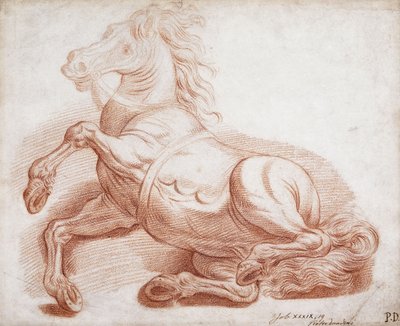En fallen hest, av Pietro Dandini