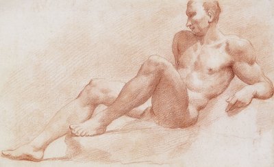 En liggende naken, av Pietro Dandini