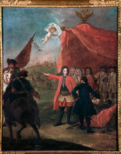 Representasjon av Eugenio di Savoia (1663-1736) sa Prins Eugenio (Portrett av Prins Eugen av Savoy) Maleri av Pietro Longhi (1702-1785) 1755 Dim 62x51 cm Ca 