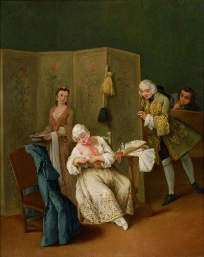 Den indiskré gentleman av Pietro Longhi