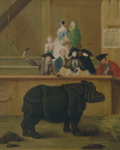 Neshornet, 1751 av Pietro Longhi