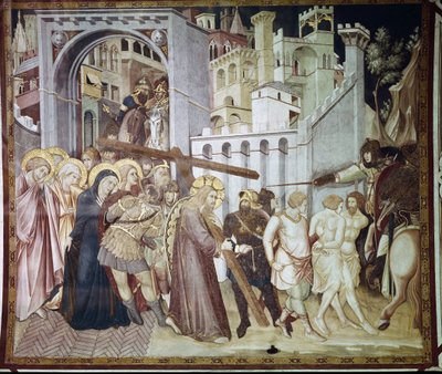 Passion of Christ - Fresco av Pietro Lorenzetti (1280-1348) av Pietro Lorenzetti