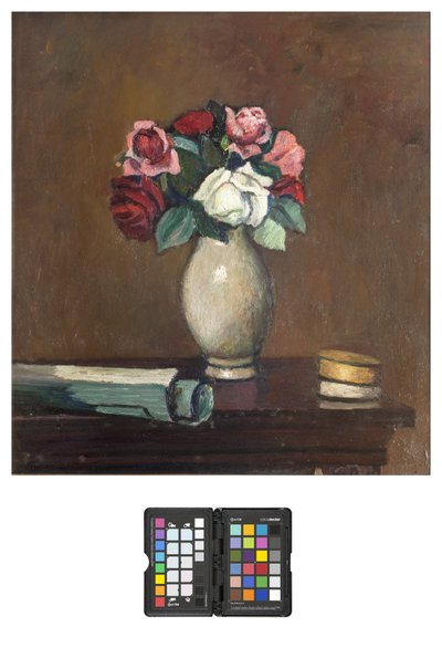 Vase med roser, 1931 av Pietro Marussig